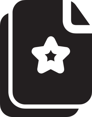 Beğeni, Favori, Kullanıcı Tasarımı, Başarı ve Dijital Kullanım için Yıldız Simgesi Simgesi