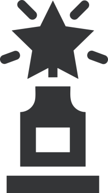 Beğeni, Favori, Kullanıcı Tasarımı, Başarı ve Dijital Kullanım için Yıldız Simgesi Simgesi