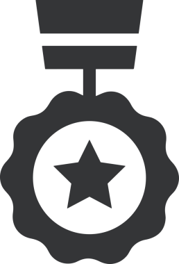 Beğeni, Favori, Kullanıcı Tasarımı, Başarı ve Dijital Kullanım için Yıldız Simgesi Simgesi