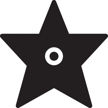 Beğeni, Favori, Kullanıcı Tasarımı, Başarı ve Dijital Kullanım için Yıldız Simgesi Simgesi