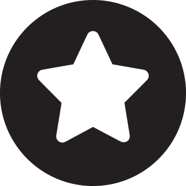 Beğeni, Favori, Kullanıcı Tasarımı, Başarı ve Dijital Kullanım için Yıldız Simgesi Simgesi