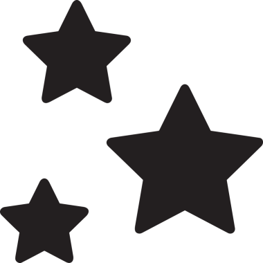 Beğeni, Favori, Kullanıcı Tasarımı, Başarı ve Dijital Kullanım için Yıldız Simgesi Simgesi