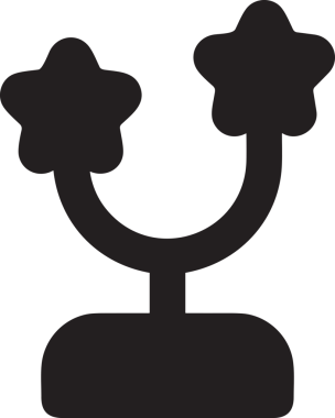 Beğeni, Favori, Kullanıcı Tasarımı, Başarı ve Dijital Kullanım için Yıldız Simgesi Simgesi