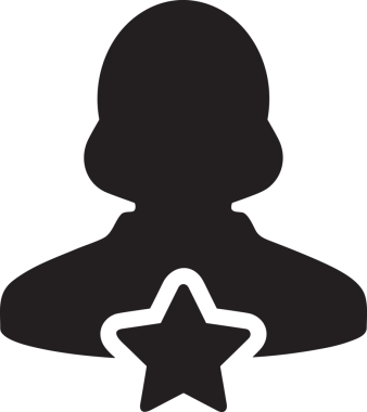 Beğeni, Favori, Kullanıcı Tasarımı, Başarı ve Dijital Kullanım için Yıldız Simgesi Simgesi