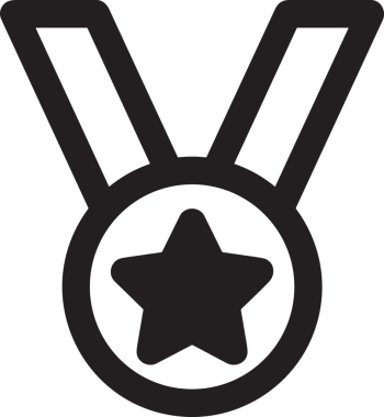 Beğeni, Favori, Kullanıcı Tasarımı, Başarı ve Dijital Kullanım için Yıldız Simgesi Simgesi