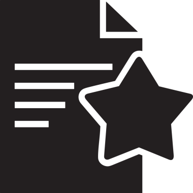 Beğeni, Favori, Kullanıcı Tasarımı, Başarı ve Dijital Kullanım için Yıldız Simgesi Simgesi