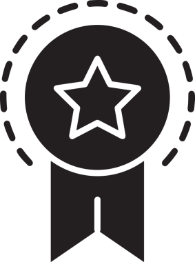 Beğeni, Favori, Kullanıcı Tasarımı, Başarı ve Dijital Kullanım için Yıldız Simgesi Simgesi