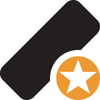 Beğeni, Favori, Kullanıcı Tasarımı, Başarı ve Dijital Kullanım için Yıldız Simgesi Simgesi