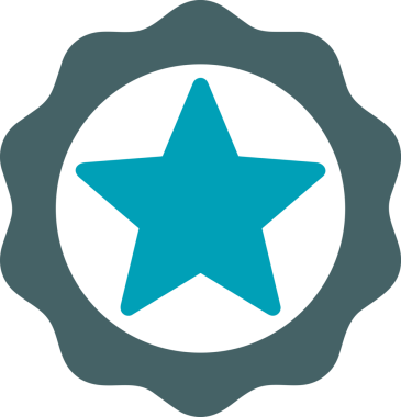 Beğeni, Favori, Kullanıcı Tasarımı, Başarı ve Dijital Kullanım için Yıldız Simgesi Simgesi