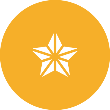 Beğeni, Favori, Kullanıcı Tasarımı, Başarı ve Dijital Kullanım için Yıldız Simgesi Simgesi