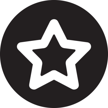 Beğeni, Favori, Kullanıcı Tasarımı, Başarı ve Dijital Kullanım için Yıldız Simgesi Simgesi