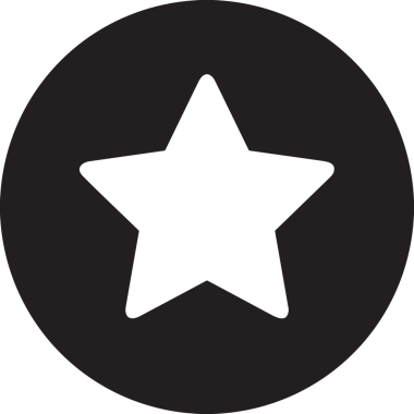 Beğeni, Favori, Kullanıcı Tasarımı, Başarı ve Dijital Kullanım için Yıldız Simgesi Simgesi