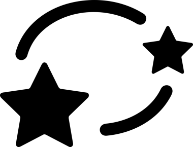 Beğeni, Favori, Kullanıcı Tasarımı, Başarı ve Dijital Kullanım için Yıldız Simgesi Simgesi