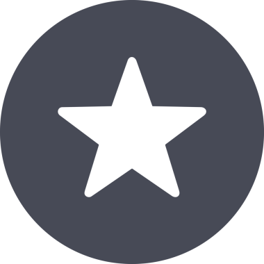 Beğeni, Favori, Kullanıcı Tasarımı, Başarı ve Dijital Kullanım için Yıldız Simgesi Simgesi