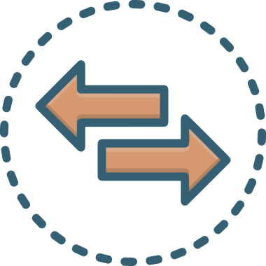 Arrow Renk Simgesi Simgesi PNG Görüntü Vibrant Yönlendirme İşareti Gezgin ve Arayüz Tasarımı Grafiği