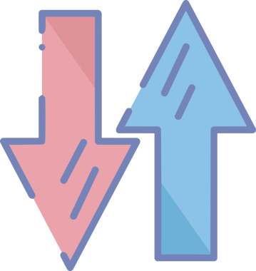 Arrow Renk Simgesi Simgesi PNG Görüntü Vibrant Yönlendirme İşareti Gezgin ve Arayüz Tasarımı Grafiği