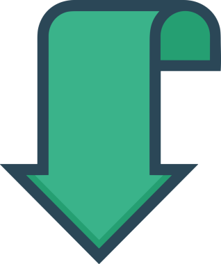 Arrow Renk Simgesi Simgesi PNG Görüntü Vibrant Yönlendirme İşareti Gezgin ve Arayüz Tasarımı Grafiği