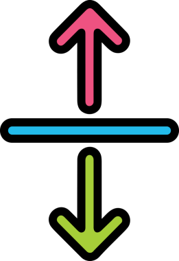 Arrow Renk Simgesi Simgesi PNG Görüntü Vibrant Yönlendirme İşareti Gezgin ve Arayüz Tasarımı Grafiği