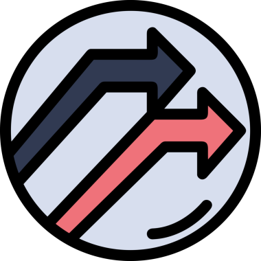 Arrow Renk Simgesi Simgesi PNG Görüntü Vibrant Yönlendirme İşareti Gezgin ve Arayüz Tasarımı Grafiği