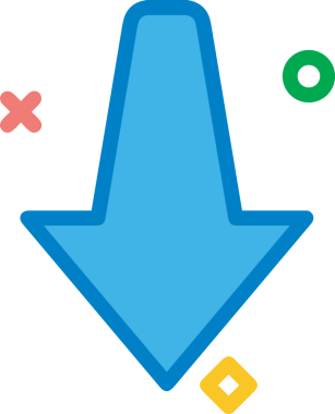 Arrow Renk Simgesi Simgesi PNG Görüntü Vibrant Yönlendirme İşareti Gezgin ve Arayüz Tasarımı Grafiği