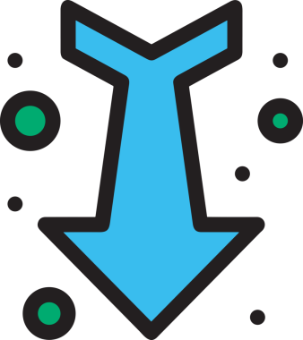 Arrow Renk Simgesi Simgesi PNG Görüntü Vibrant Yönlendirme İşareti Gezgin ve Arayüz Tasarımı Grafiği