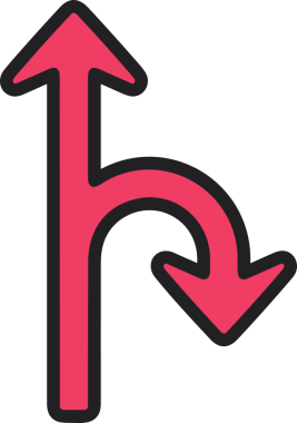 Arrow Renk Simgesi Simgesi PNG Görüntü Vibrant Yönlendirme İşareti Gezgin ve Arayüz Tasarımı Grafiği