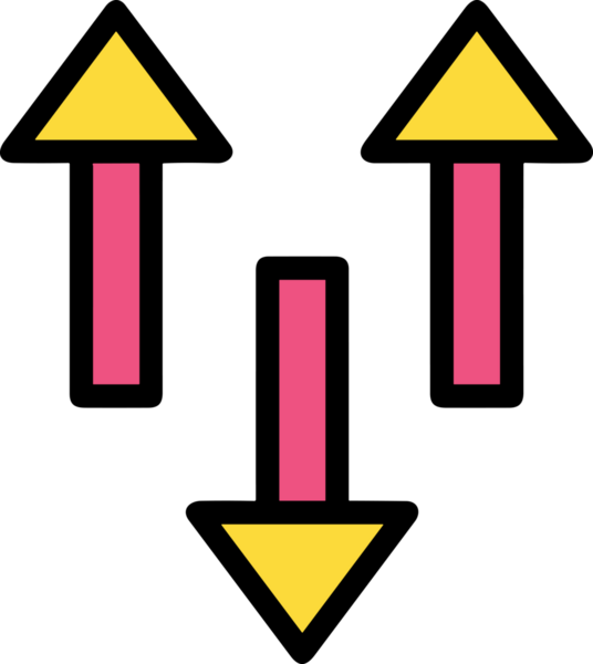 Arrow Renk Simgesi Simgesi PNG Görüntü Vibrant Yönlendirme İşareti Gezgin ve Arayüz Tasarımı Grafiği