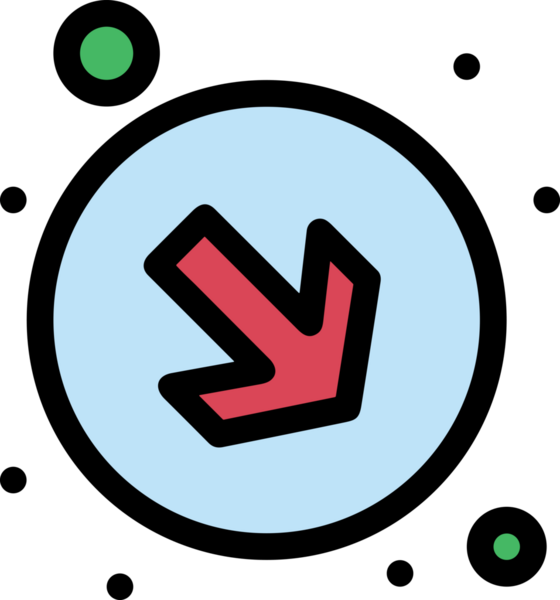 Arrow Renk Simgesi Simgesi PNG Görüntü Vibrant Yönlendirme İşareti Gezgin ve Arayüz Tasarımı Grafiği