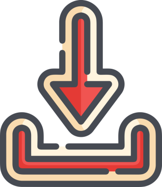 Arrow Renk Simgesi Simgesi PNG Görüntü Vibrant Yönlendirme İşareti Gezgin ve Arayüz Tasarımı Grafiği