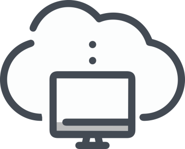 PNG biçiminde bulut simgesi şeffaf arkaplan biçiminde basit, web mobil uygulamaları için uygun minimal düz tasarım kullanıcı arayüzü hava durumu öngörüsü veri depolama ve dijital teknoloji projeleri