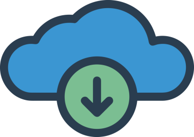 PNG biçiminde bulut simgesi şeffaf arkaplan biçiminde basit, web mobil uygulamaları için uygun minimal düz tasarım kullanıcı arayüzü hava durumu öngörüsü veri depolama ve dijital teknoloji projeleri