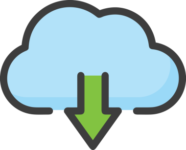 PNG biçiminde bulut simgesi şeffaf arkaplan biçiminde basit, web mobil uygulamaları için uygun minimal düz tasarım kullanıcı arayüzü hava durumu öngörüsü veri depolama ve dijital teknoloji projeleri