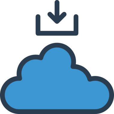 PNG biçiminde bulut simgesi şeffaf arkaplan biçiminde basit, web mobil uygulamaları için uygun minimal düz tasarım kullanıcı arayüzü hava durumu öngörüsü veri depolama ve dijital teknoloji projeleri