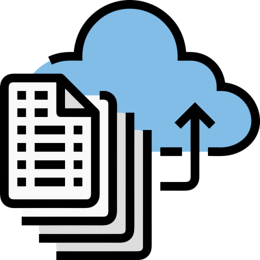 PNG biçiminde bulut simgesi şeffaf arkaplan biçiminde basit, web mobil uygulamaları için uygun minimal düz tasarım kullanıcı arayüzü hava durumu öngörüsü veri depolama ve dijital teknoloji projeleri