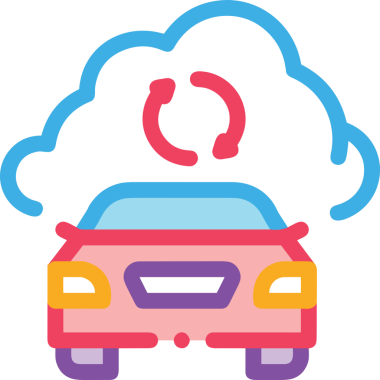 PNG biçiminde bulut simgesi şeffaf arkaplan biçiminde basit, web mobil uygulamaları için uygun minimal düz tasarım kullanıcı arayüzü hava durumu öngörüsü veri depolama ve dijital teknoloji projeleri