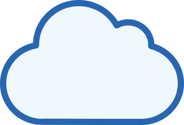 PNG biçiminde bulut simgesi şeffaf arkaplan biçiminde basit, web mobil uygulamaları için uygun minimal düz tasarım kullanıcı arayüzü hava durumu öngörüsü veri depolama ve dijital teknoloji projeleri