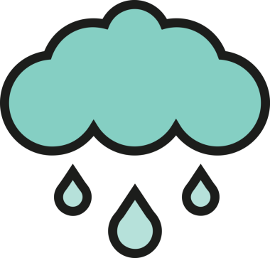 PNG biçiminde bulut simgesi şeffaf arkaplan biçiminde basit, web mobil uygulamaları için uygun minimal düz tasarım kullanıcı arayüzü hava durumu öngörüsü veri depolama ve dijital teknoloji projeleri