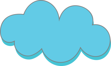 PNG biçiminde bulut simgesi şeffaf arkaplan biçiminde basit, web mobil uygulamaları için uygun minimal düz tasarım kullanıcı arayüzü hava durumu öngörüsü veri depolama ve dijital teknoloji projeleri