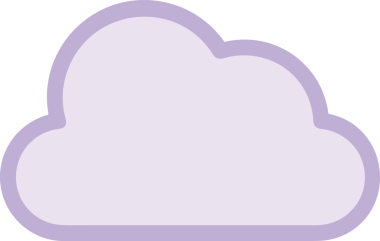 PNG biçiminde bulut simgesi şeffaf arkaplan biçiminde basit, web mobil uygulamaları için uygun minimal düz tasarım kullanıcı arayüzü hava durumu öngörüsü veri depolama ve dijital teknoloji projeleri