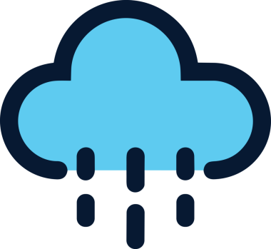 PNG biçiminde bulut simgesi şeffaf arkaplan biçiminde basit, web mobil uygulamaları için uygun minimal düz tasarım kullanıcı arayüzü hava durumu öngörüsü veri depolama ve dijital teknoloji projeleri