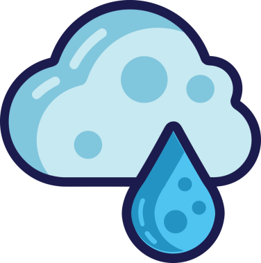 PNG biçiminde bulut simgesi şeffaf arkaplan biçiminde basit, web mobil uygulamaları için uygun minimal düz tasarım kullanıcı arayüzü hava durumu öngörüsü veri depolama ve dijital teknoloji projeleri