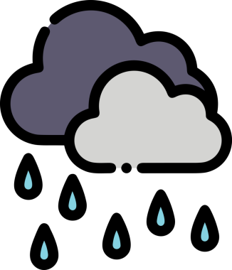 PNG biçiminde bulut simgesi şeffaf arkaplan biçiminde basit, web mobil uygulamaları için uygun minimal düz tasarım kullanıcı arayüzü hava durumu öngörüsü veri depolama ve dijital teknoloji projeleri