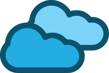 PNG biçiminde bulut simgesi şeffaf arkaplan biçiminde basit, web mobil uygulamaları için uygun minimal düz tasarım kullanıcı arayüzü hava durumu öngörüsü veri depolama ve dijital teknoloji projeleri