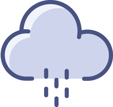 PNG biçiminde bulut simgesi şeffaf arkaplan biçiminde basit, web mobil uygulamaları için uygun minimal düz tasarım kullanıcı arayüzü hava durumu öngörüsü veri depolama ve dijital teknoloji projeleri