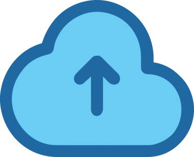 PNG biçiminde bulut simgesi şeffaf arkaplan biçiminde basit, web mobil uygulamaları için uygun minimal düz tasarım kullanıcı arayüzü hava durumu öngörüsü veri depolama ve dijital teknoloji projeleri