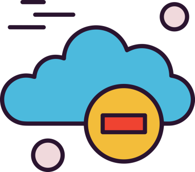 PNG biçiminde bulut simgesi şeffaf arkaplan biçiminde basit, web mobil uygulamaları için uygun minimal düz tasarım kullanıcı arayüzü hava durumu öngörüsü veri depolama ve dijital teknoloji projeleri