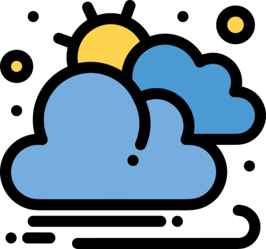 PNG biçiminde bulut simgesi şeffaf arkaplan biçiminde basit, web mobil uygulamaları için uygun minimal düz tasarım kullanıcı arayüzü hava durumu öngörüsü veri depolama ve dijital teknoloji projeleri