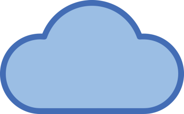 PNG biçiminde bulut simgesi şeffaf arkaplan biçiminde basit, web mobil uygulamaları için uygun minimal düz tasarım kullanıcı arayüzü hava durumu öngörüsü veri depolama ve dijital teknoloji projeleri