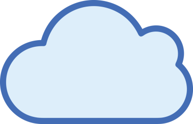PNG biçiminde bulut simgesi şeffaf arkaplan biçiminde basit, web mobil uygulamaları için uygun minimal düz tasarım kullanıcı arayüzü hava durumu öngörüsü veri depolama ve dijital teknoloji projeleri