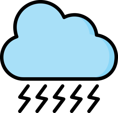 PNG biçiminde bulut simgesi şeffaf arkaplan biçiminde basit, web mobil uygulamaları için uygun minimal düz tasarım kullanıcı arayüzü hava durumu öngörüsü veri depolama ve dijital teknoloji projeleri